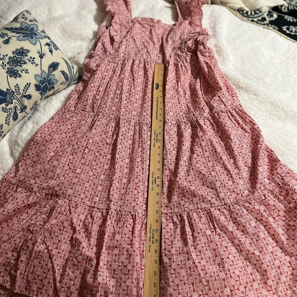 beachlunchlounge Dresses & Skirts - beachlunchlounge Ladies Casual Dress in Pink and White Pattern